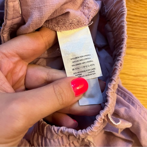 J. Crew Seaside Linen Jogger Pants Lavender Size 00 - Picture 5 of 6